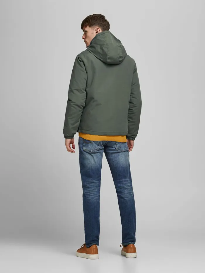 Jackets JACK and JONES Mens LIGHT ANORAK Green Forest Night