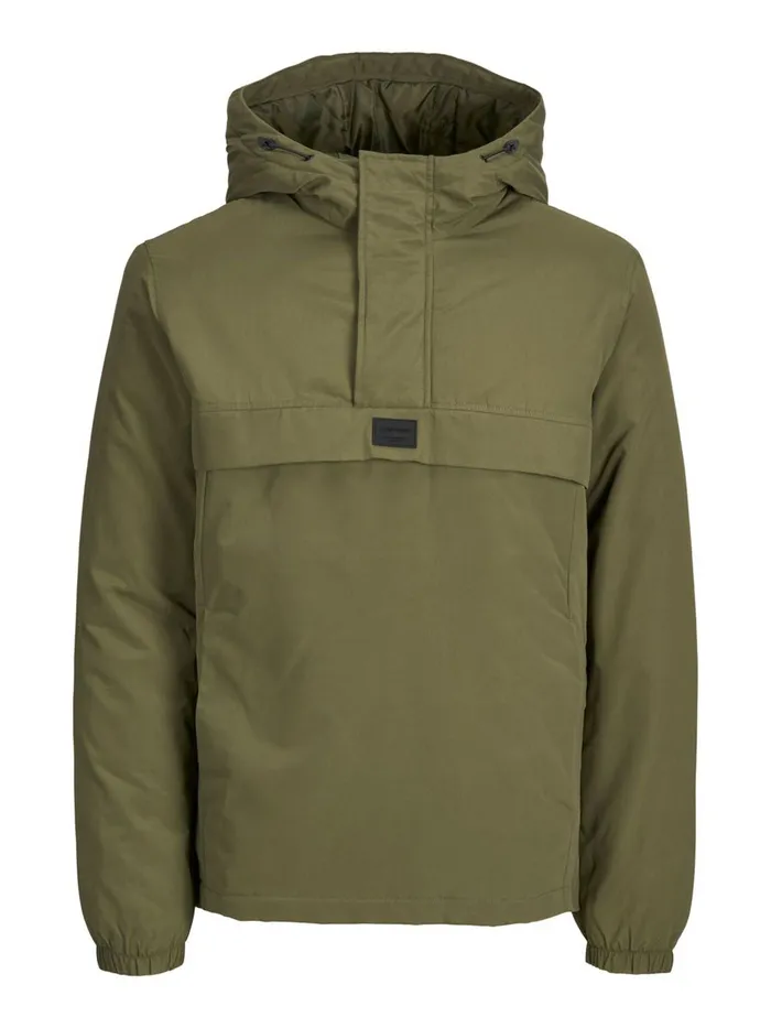 Jackets JACK and JONES Mens LIGHT ANORAK Green Forest Night