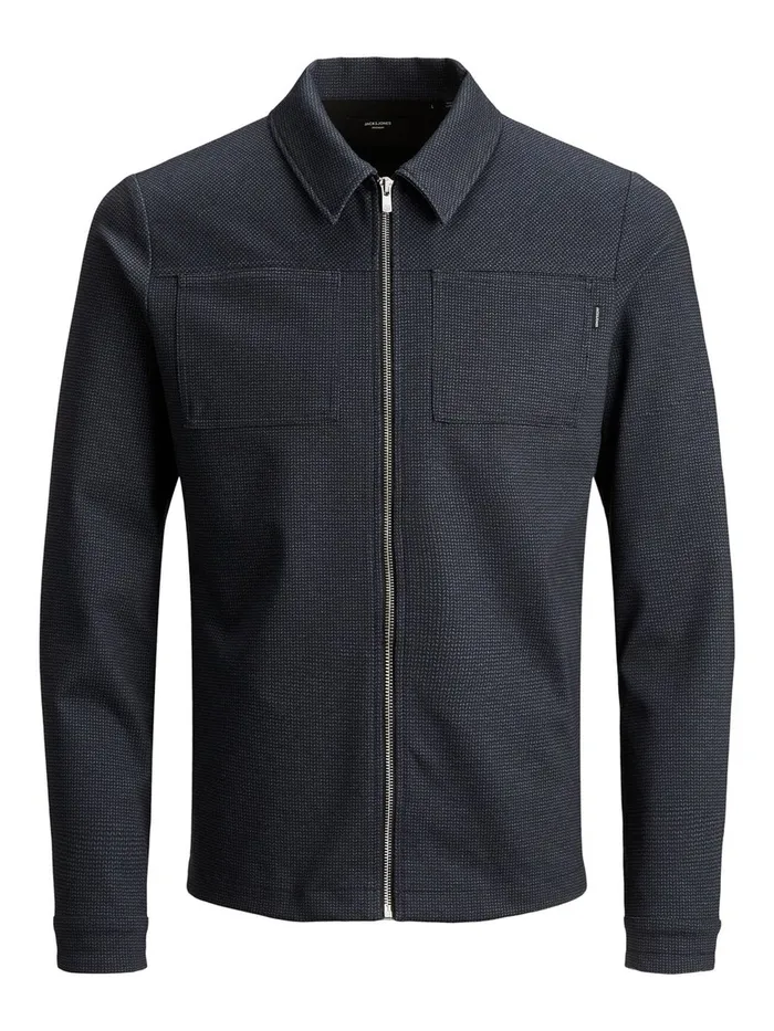 Jackets JACK and JONES Mens SLIM FIT SWEAT JACKET Blue Navy Blazer