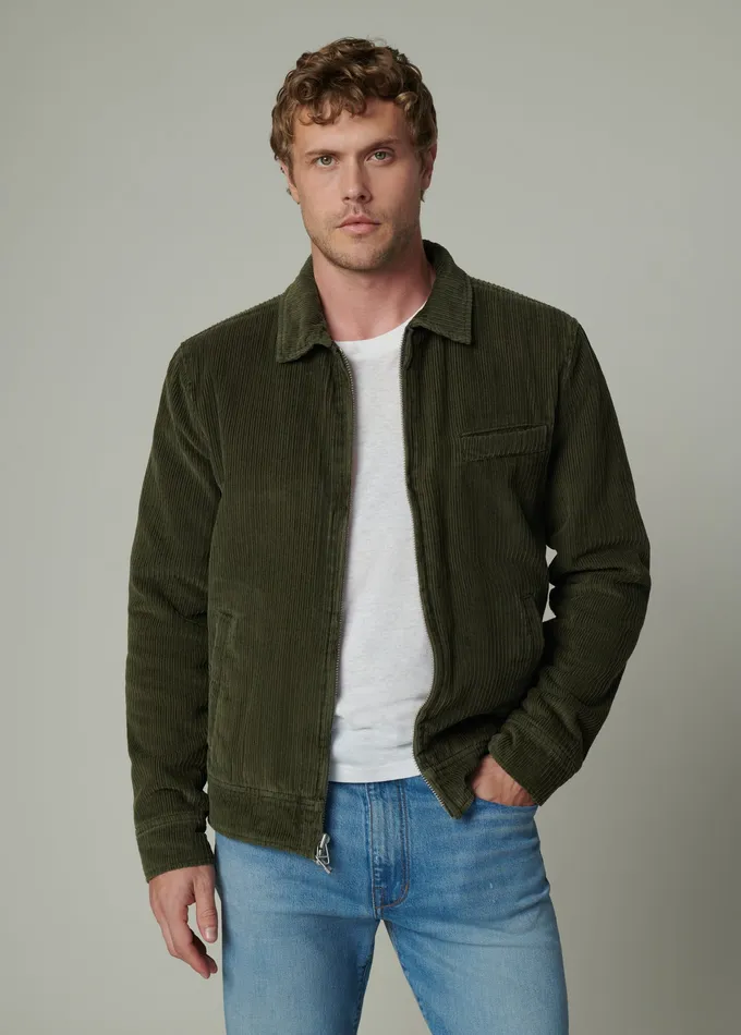 Jackets Outerwear Joe8217s Jeans Men MECHANIC CORD JACKET Dark Olive