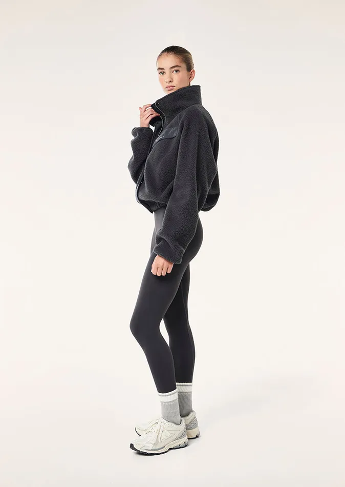 Jackets SHELTER SHERPA JACKET IN ASPHALT 8211 PE Nation Women