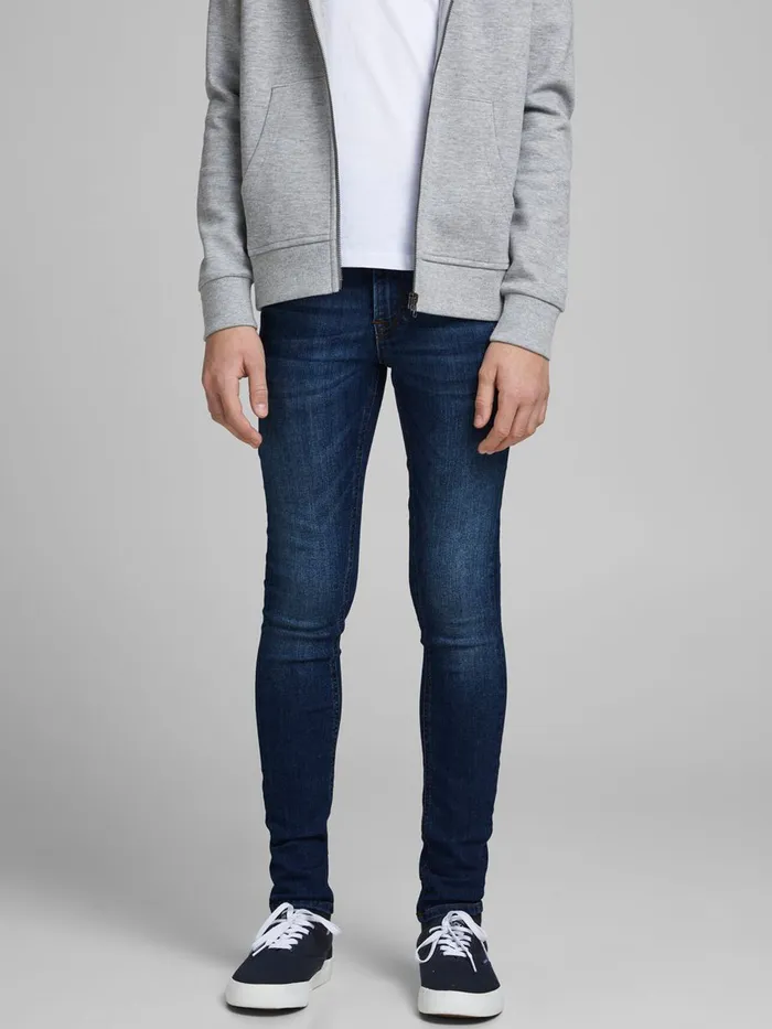 Jeans JACK and JONES Junior BOYS DAN ORIGINAL AM 226 SKINNY FIT JEANS Blue Blue Denim Jeans JACK and JONES Junior BOYS DAN ORIGINAL AM 226 SKINNY FIT JEANS Blue Blue Denim