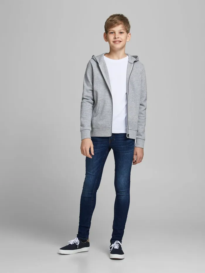 Jeans JACK and JONES Junior BOYS DAN ORIGINAL AM 226 SKINNY FIT JEANS Blue Blue Denim