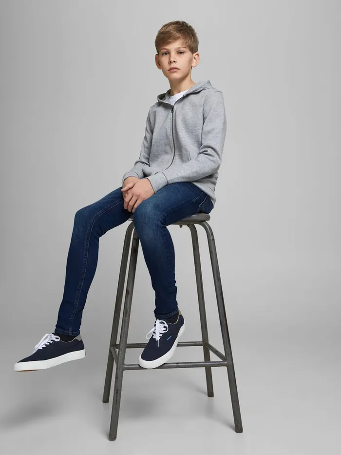Jeans JACK and JONES Junior BOYS DAN ORIGINAL AM 226 SKINNY FIT JEANS Blue Blue Denim
