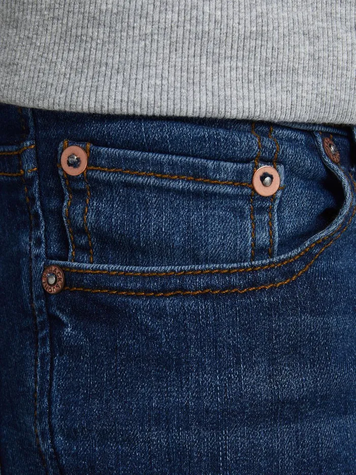 Jeans JACK and JONES Junior BOYS DAN ORIGINAL AM 226 SKINNY FIT JEANS Blue Blue Denim