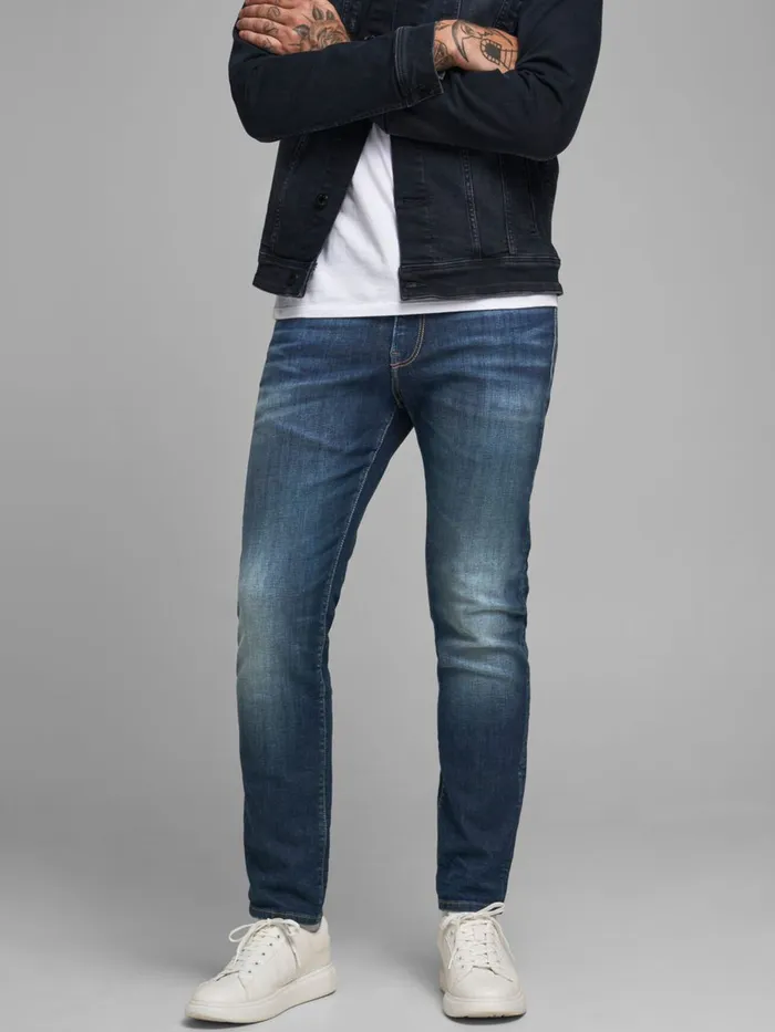 Jeans JACK and JONES Mens CLARK ICON JJ 266 REGULAR FIT JEANS Blue Blue Denim