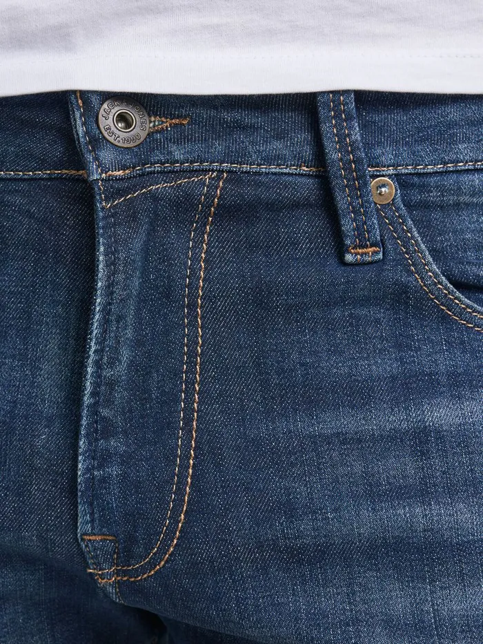 Jeans JACK and JONES Mens CLARK ICON JJ 266 REGULAR FIT JEANS Blue Blue Denim