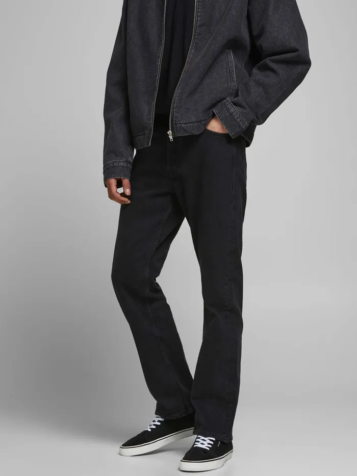 Jeans JACK and JONES Mens CLIFF ORIGINAL CJ 981 BOOTCUT JEANS Black Black Denim Jeans JACK and JONES Mens CLIFF ORIGINAL CJ 981 BOOTCUT JEANS Black Black Denim