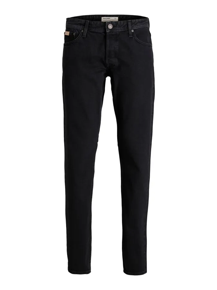 Jeans JACK and JONES Mens CLIFF ORIGINAL CJ 981 BOOTCUT JEANS Black Black Denim