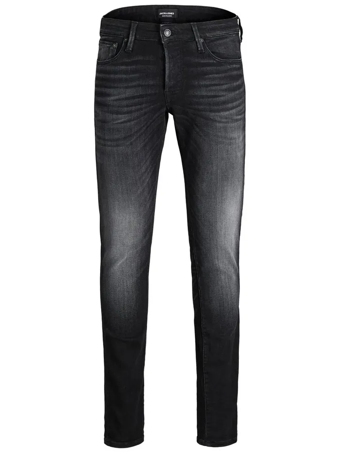 Jeans JACK and JONES Mens GLENN ICON 557 50SPS SLIM FIT JEANS Blue Black Denim