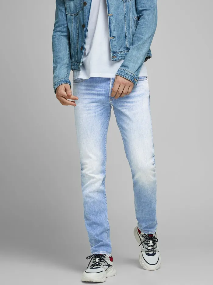 Jeans JACK and JONES Mens GLENN ICON JJ 657 50SPS SLIM FIT JEANS Blue Blue Denim Jeans JACK and JONES Mens GLENN ICON JJ 657 50SPS SLIM FIT JEANS Blue Blue Denim