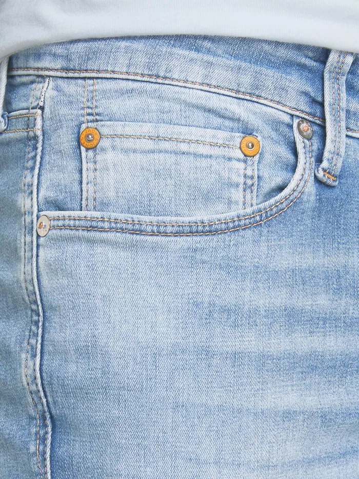 Jeans JACK and JONES Mens GLENN ICON JJ 657 50SPS SLIM FIT JEANS Blue Blue Denim