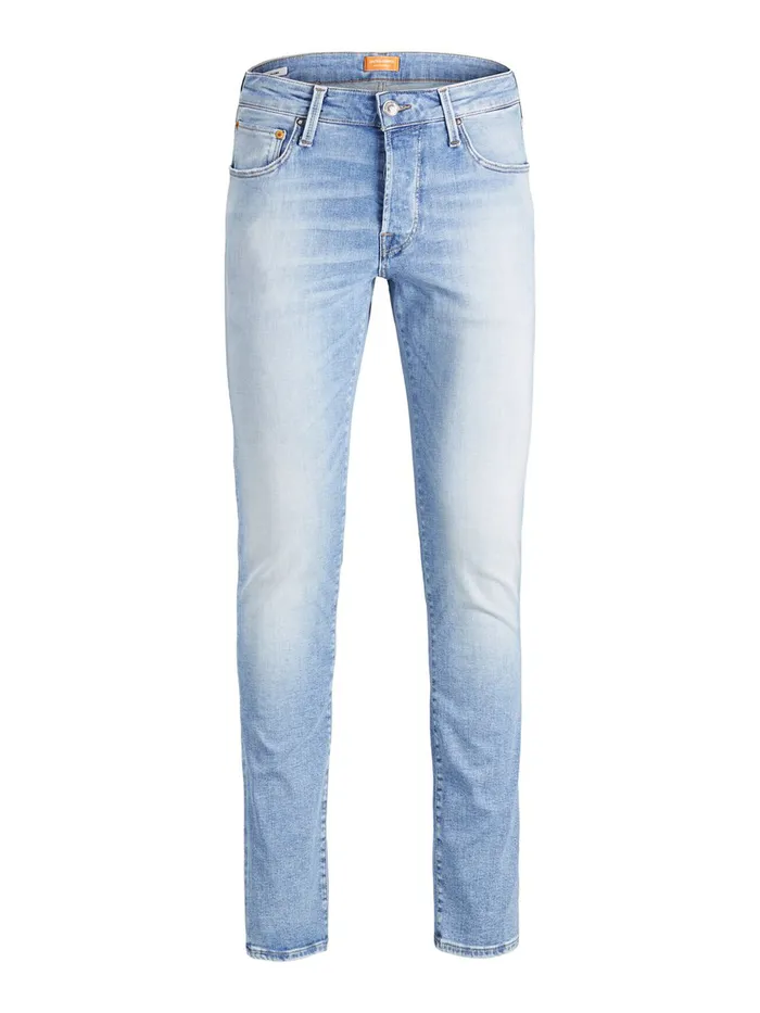 Jeans JACK and JONES Mens GLENN ICON JJ 657 50SPS SLIM FIT JEANS Blue Blue Denim
