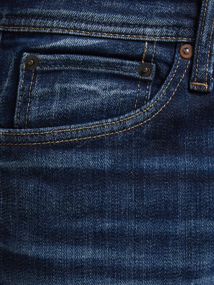 Jeans JACK and JONES Mens GLENN ORIGINAL JJ 256 SLIM FIT JEANS Blue Blue Denim