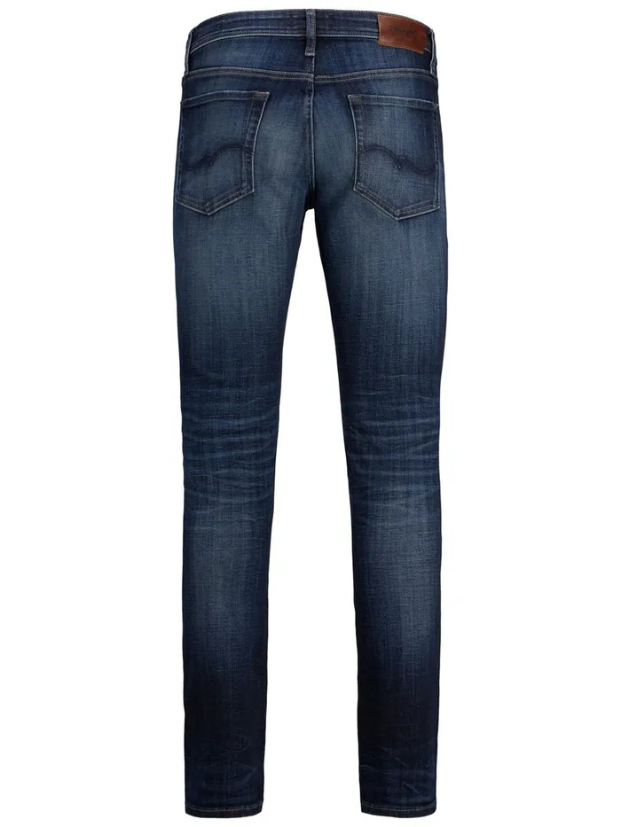 Jeans JACK and JONES Mens GLENN ORIGINAL JJ 256 SLIM FIT JEANS Blue Blue Denim