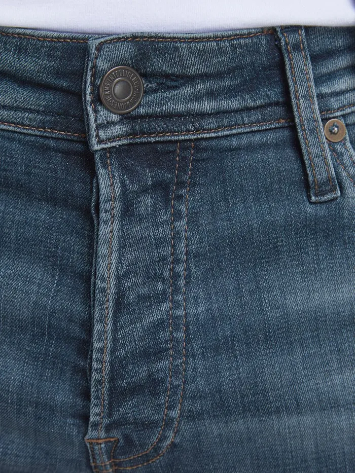 Jeans JACK and JONES Mens GLENN ORIGINAL JOS 631 SLIM FIT JEANS Blue Blue Denim
