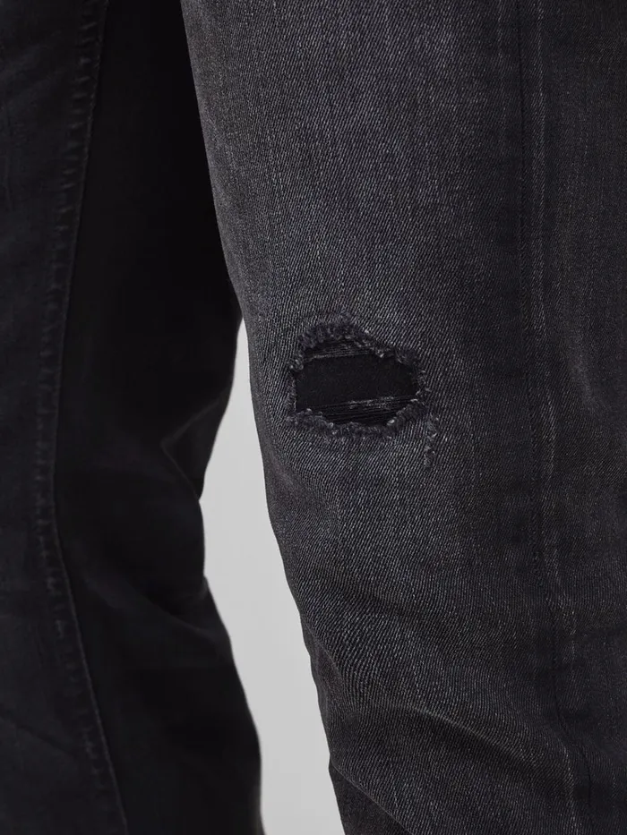 Jeans JACK and JONES Mens GLENN ORIGINAL JOS 633 SLIM FIT JEANS Black Black Denim