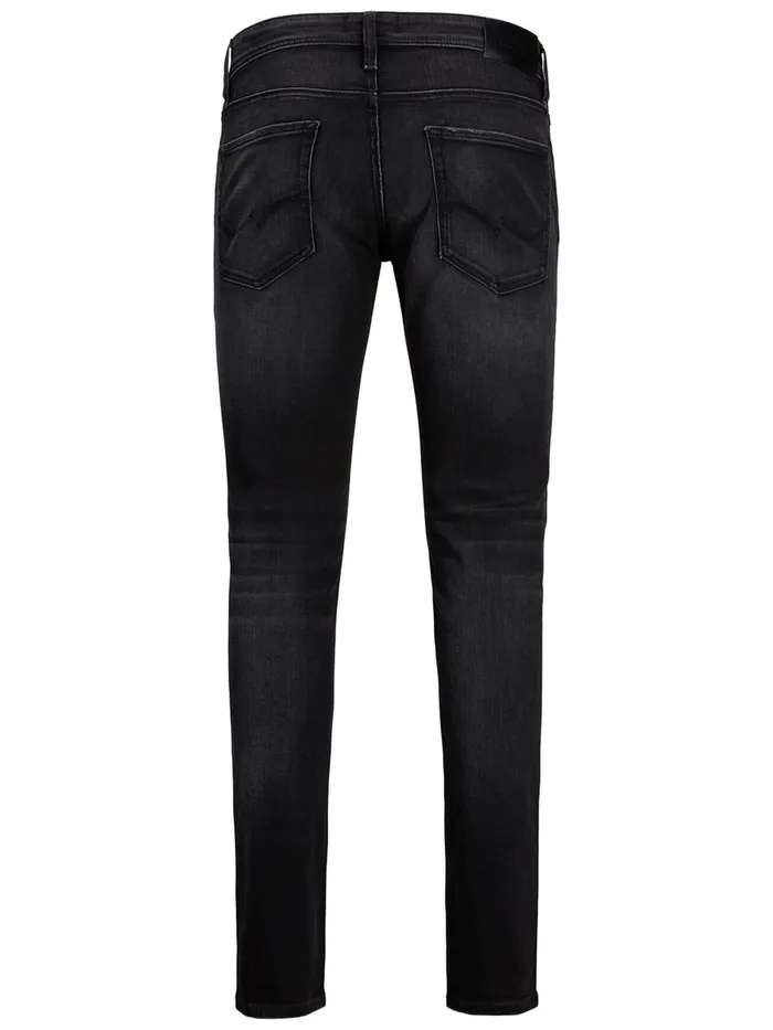 Jeans JACK and JONES Mens GLENN ORIGINAL JOS 633 SLIM FIT JEANS Black Black Denim