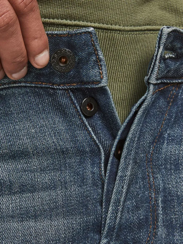 Jeans JACK and JONES Mens GLENN ROYAL R215 RDD LTD SLIM FIT JEANS Blue Blue Denim
