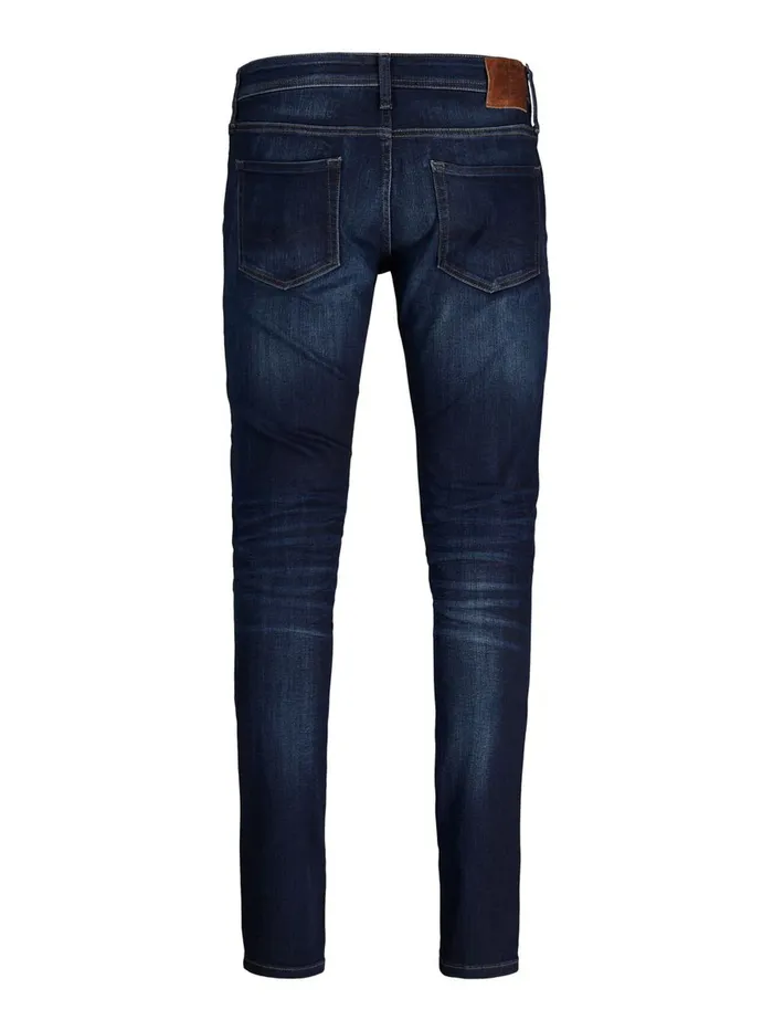 Jeans JACK and JONES Mens LIAM ORIGINAL JOS 991 SKINNY FIT JEANS Blue Blue Denim