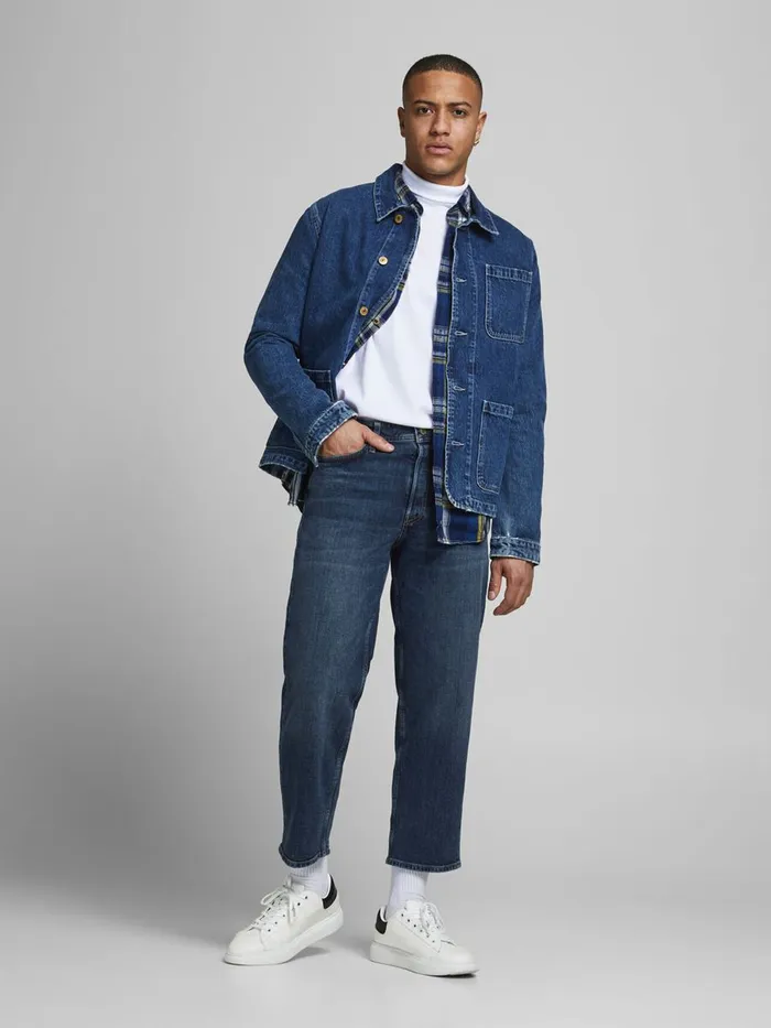 Jeans JACK and JONES Mens ROB ORIGINAL CJ 198 LOOSE FIT JEANS Blue Blue Denim