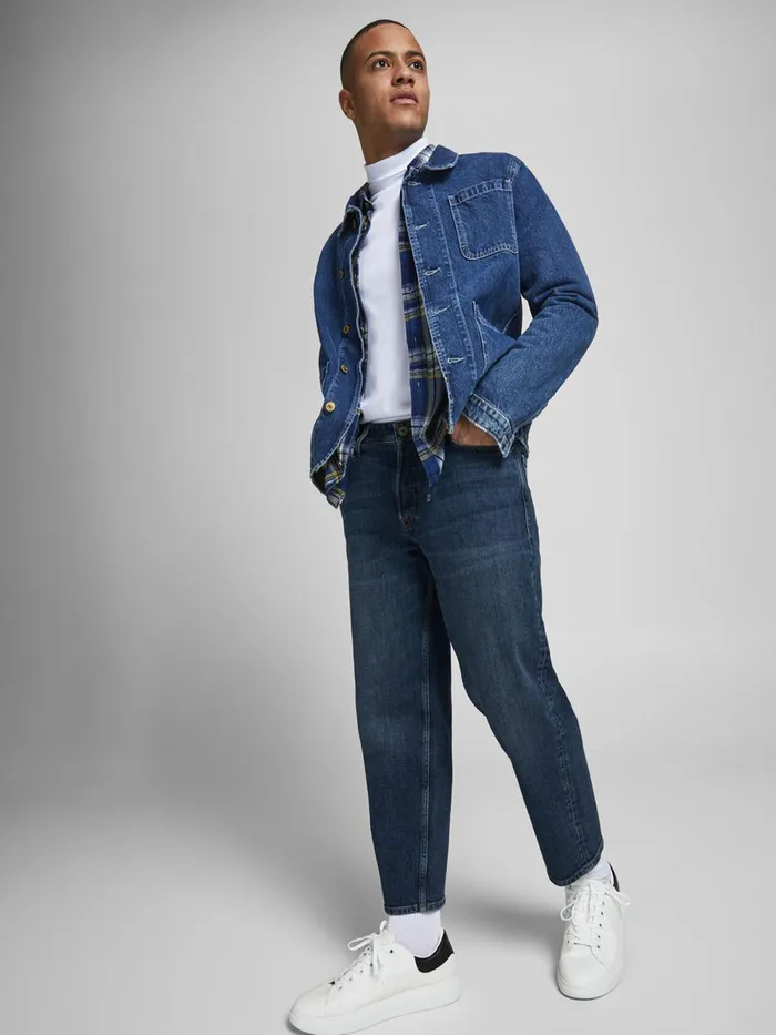 Jeans JACK and JONES Mens ROB ORIGINAL CJ 198 LOOSE FIT JEANS Blue Blue Denim