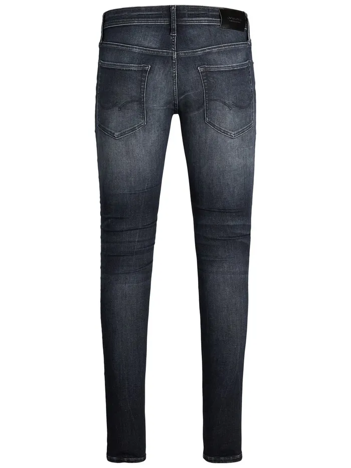 Jeans JACK and JONES Mens TOM ORIGINAL JOS 251 SPS SKINNY FIT JEANS Black Black Denim