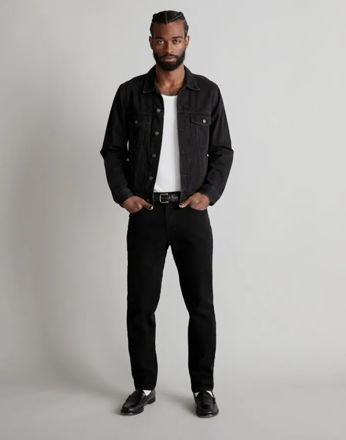 Jeans Men Madewell Athletic Slim Jeans COOLMAX Denim Edition Bainhart Wash