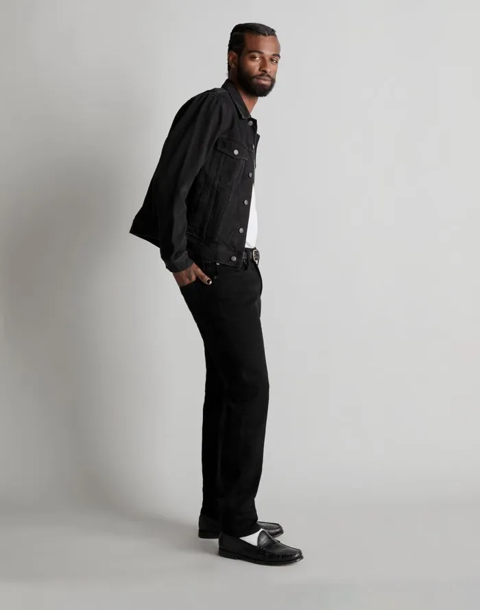 Jeans Men Madewell Athletic Slim Jeans COOLMAX Denim Edition Bainhart Wash