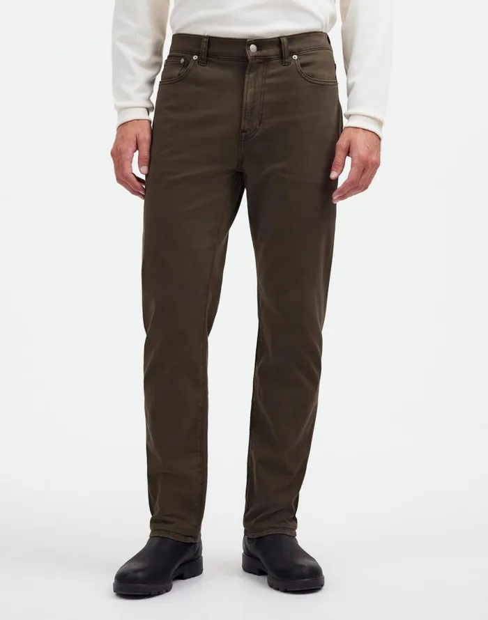 Jeans Men Madewell The Allday 1991 StraightLeg Pant Deep Green