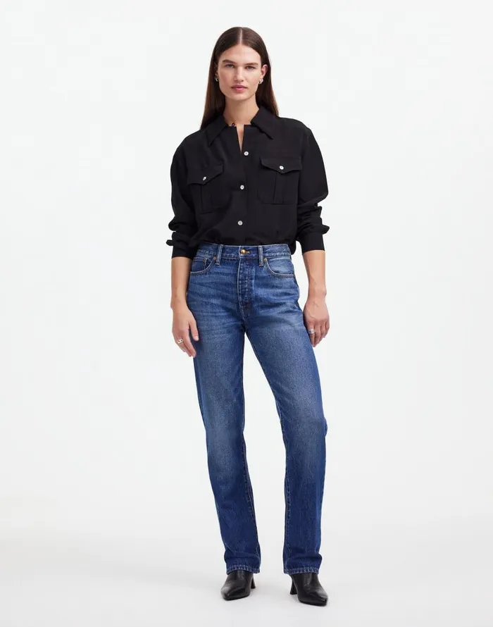 Jeans Women Madewell Alexa Chung For Madewell HighRise Straight Jean In Allendale Wash Allendale Wash Jeans Women Madewell Alexa Chung For Madewell HighRise Straight Jean In Allendale Wash Allendale Wash
