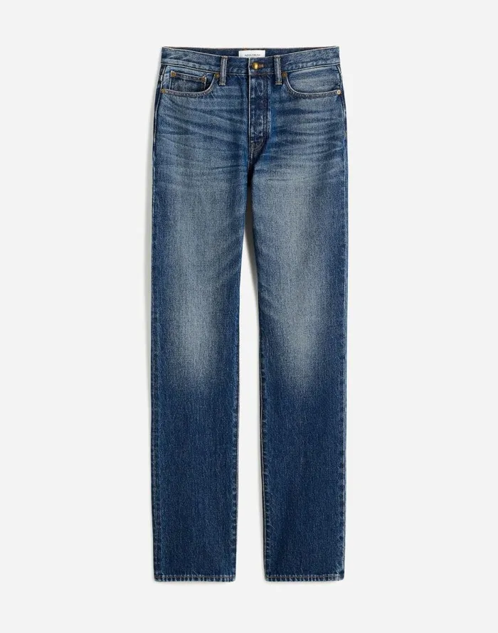 Jeans Women Madewell Alexa Chung For Madewell HighRise Straight Jean In Allendale Wash Allendale Wash