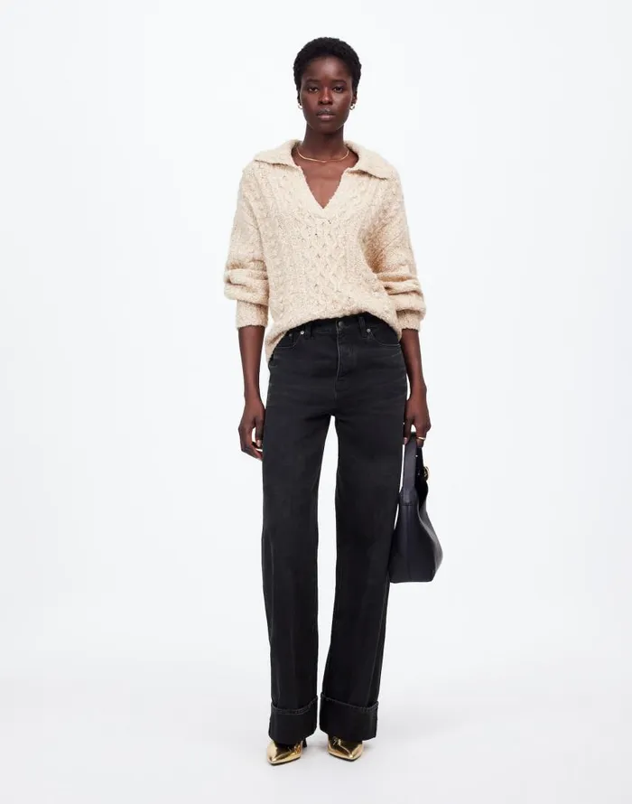 Jeans Women Madewell LowSlung Baggy Jeans Garza Wash