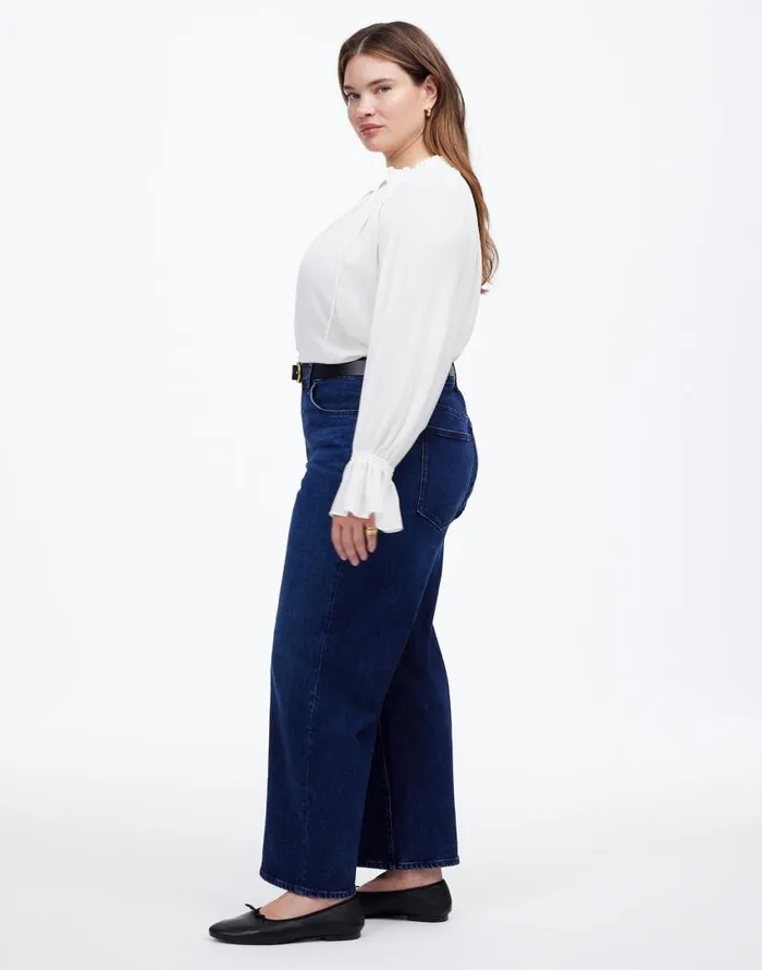 Jeans Women Madewell The Plus Perfect Vintage WideLeg Jean Nighthawk Wash