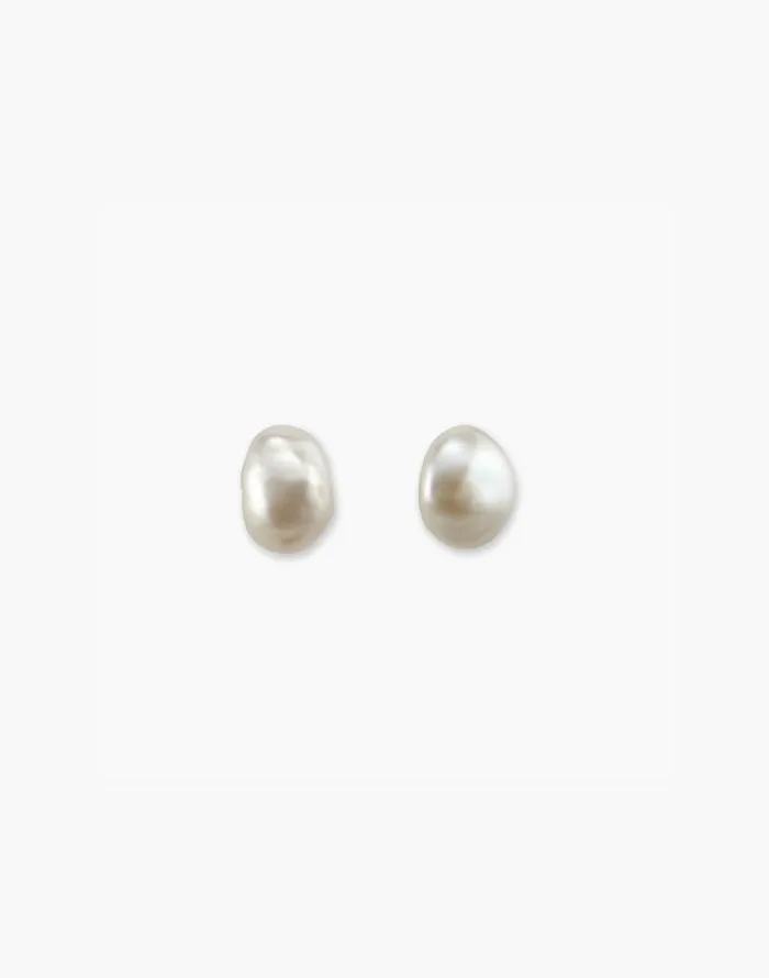 Jewelry Women Madewell AGMES Pearl Studs Silver