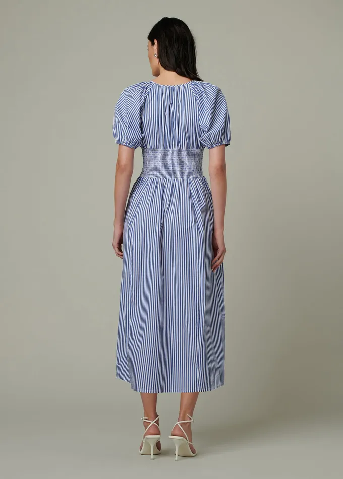 Joe8217s Jeans Dresses Jumpsuits Women THE MONET DRESS Navy White Stripe