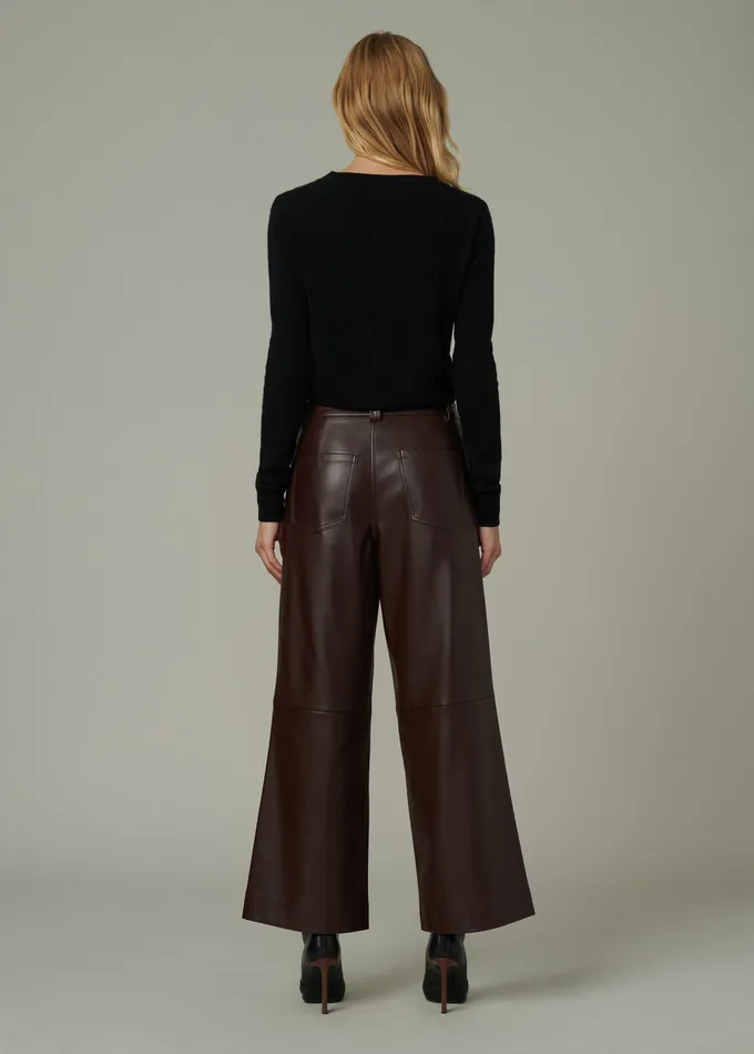 Joe8217s Jeans THE MIA TROUSER Coffee Bean Women Wide Leg