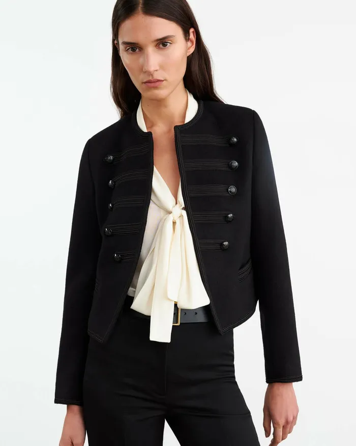 JONI JACKET Black Women Nili Lotan Jackets and Blazers