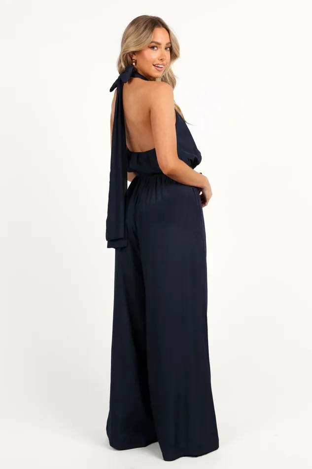 Jumpsuits and Rompers Lelia Jumpsuit Navy Petal and Pup Women