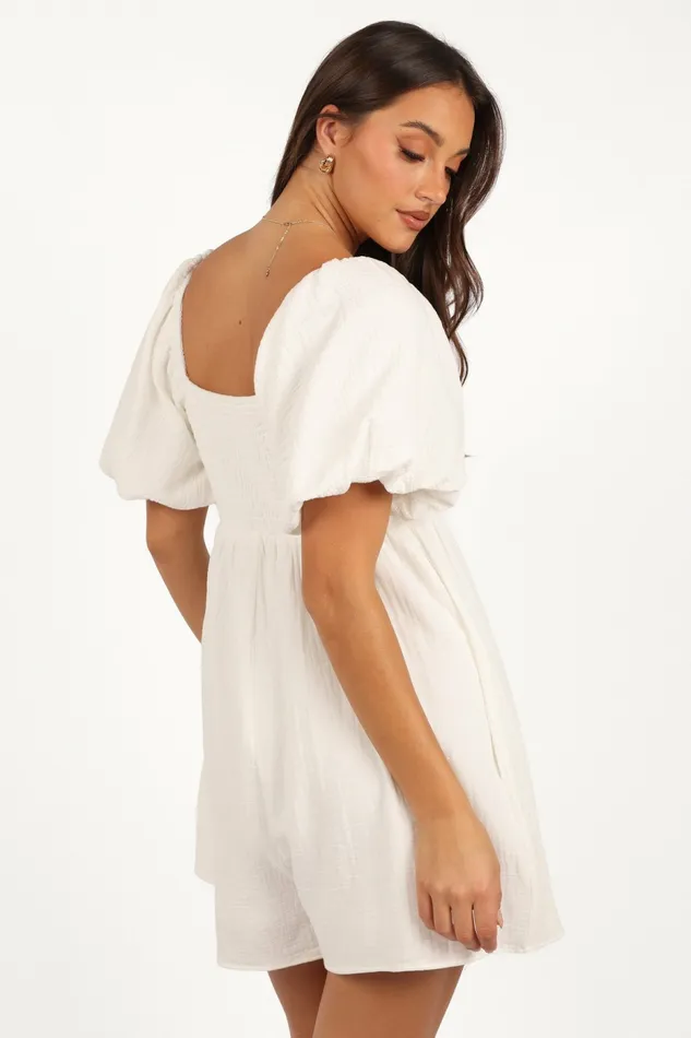 Jumpsuits and Rompers Petal and Pup Women Elise Romper White