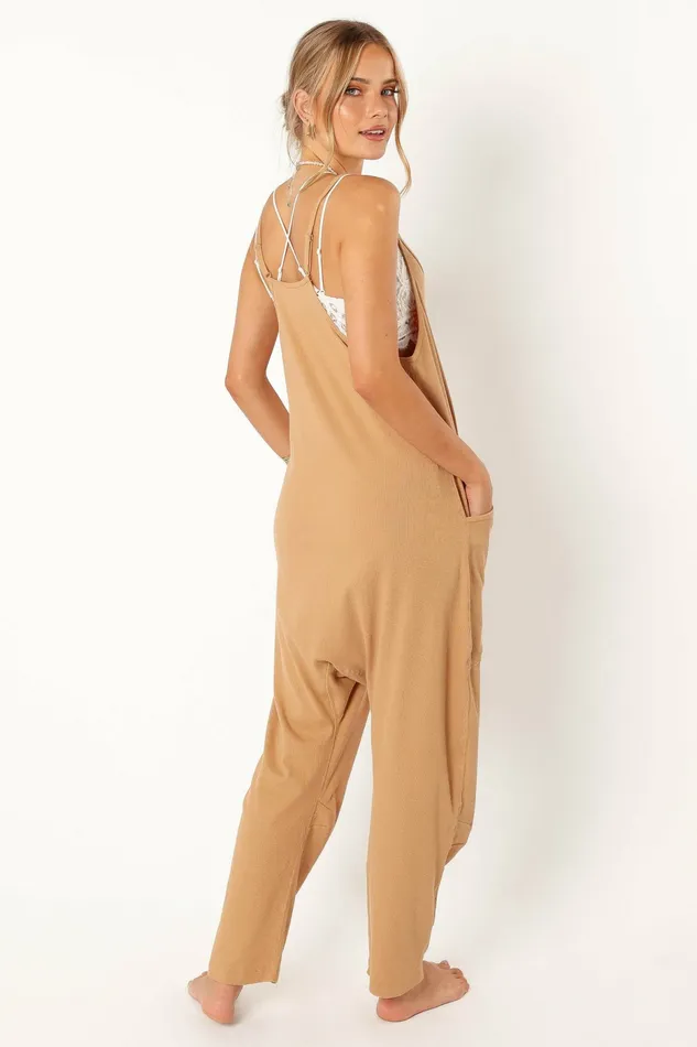 Jumpsuits and Rompers Petal and Pup Women Kenny Jumpsuit Tan