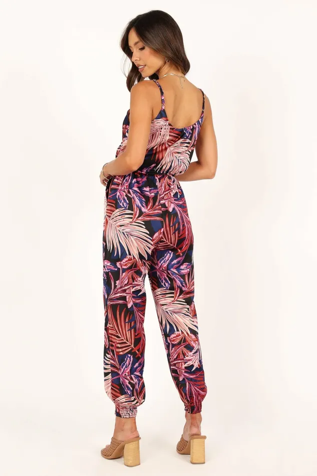 Jumpsuits and Rompers Praiano Jumpsuit Palm Print 8211 Petal and Pup Women