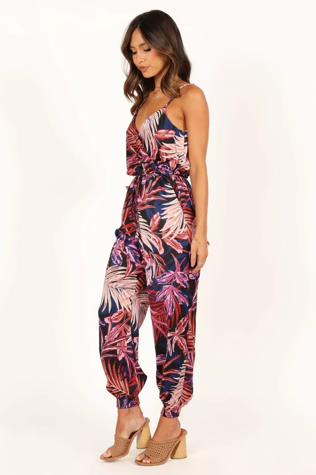 Jumpsuits and Rompers Praiano Jumpsuit Palm Print 8211 Petal and Pup Women