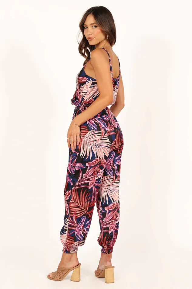 Jumpsuits and Rompers Praiano Jumpsuit Palm Print 8211 Petal and Pup Women
