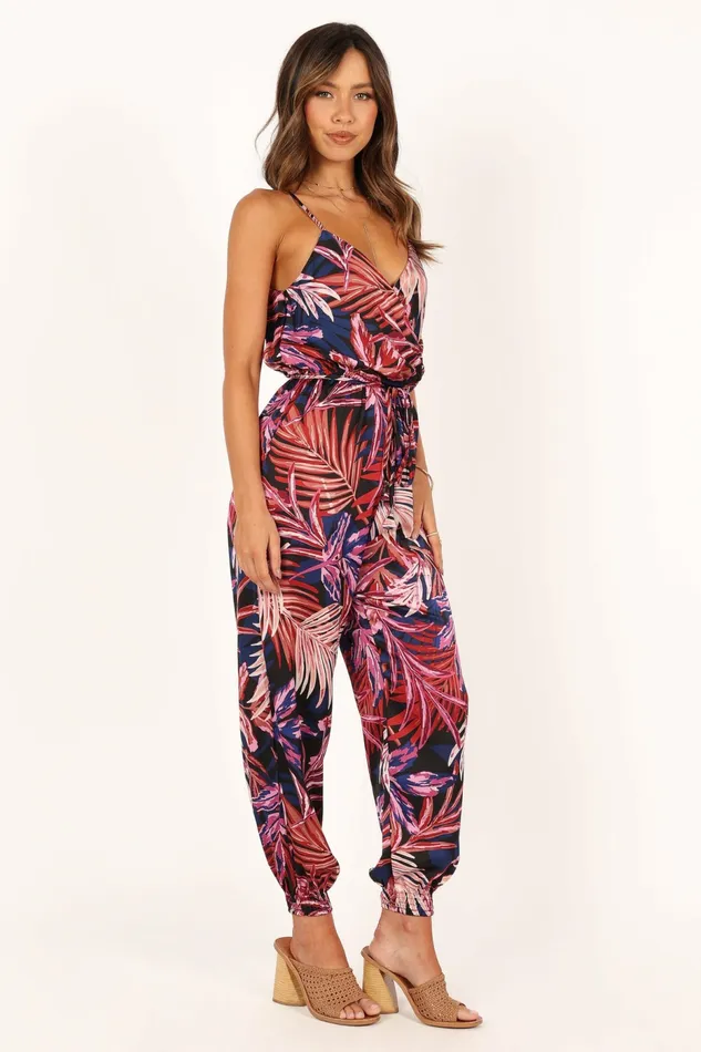 Jumpsuits and Rompers Praiano Jumpsuit Palm Print 8211 Petal and Pup Women