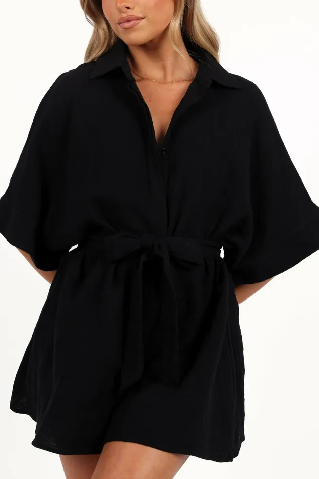 Jumpsuits and Rompers Women Petal and Pup Jemmy Romper Black