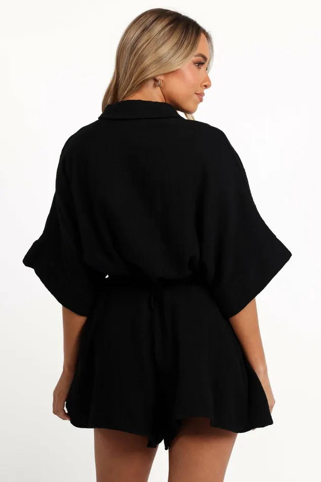 Jumpsuits and Rompers Women Petal and Pup Jemmy Romper Black