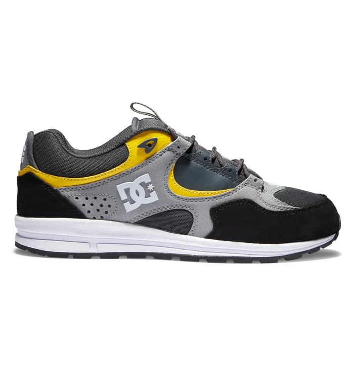 Kalis Lite Skate Shoes blackgreyyellow Sneakers DC Shoes Men