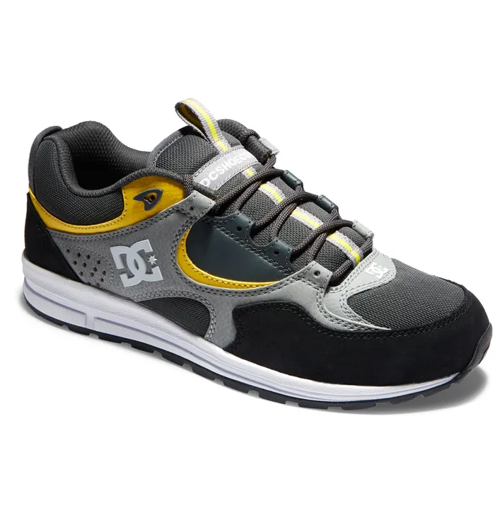 Kalis Lite Skate Shoes blackgreyyellow Sneakers DC Shoes Men