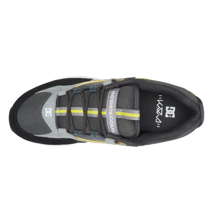 Kalis Lite Skate Shoes blackgreyyellow Sneakers DC Shoes Men